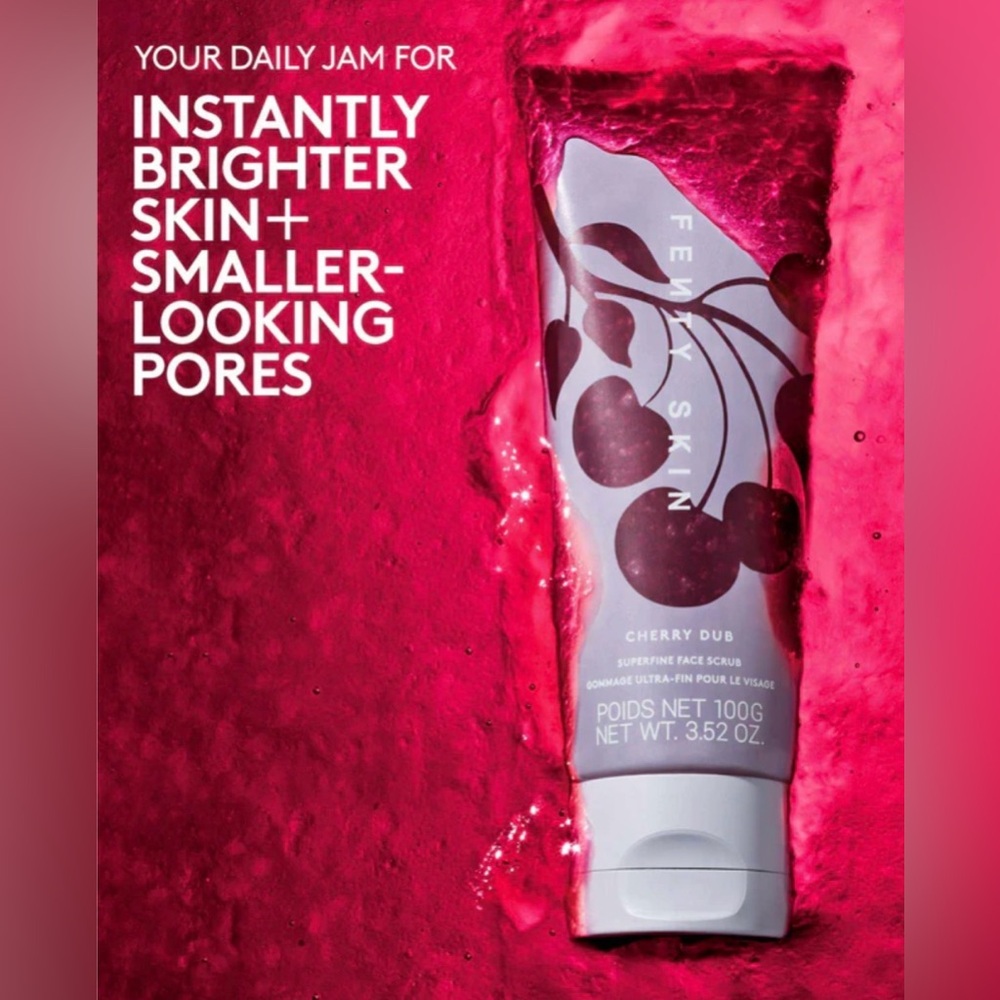 BRAND NEW WITH TAGS Fenty Skin Cherry Dub Face Scrub. 3.52 oz.